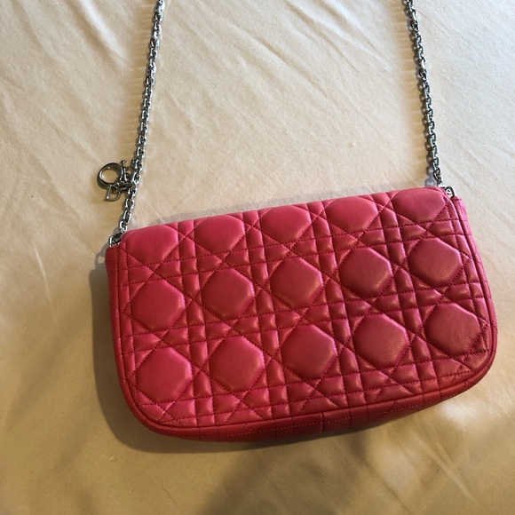 Miss Dior cannage leather promenade chain clutch - Picture 5 of 16